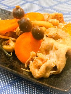 ささっと簡単♥️かつお節風味の肉野菜炒め-レシピのメイン写真