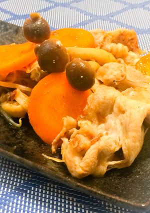 ささっと簡単♥️かつお節風味の肉野菜炒め-レシピのメイン写真