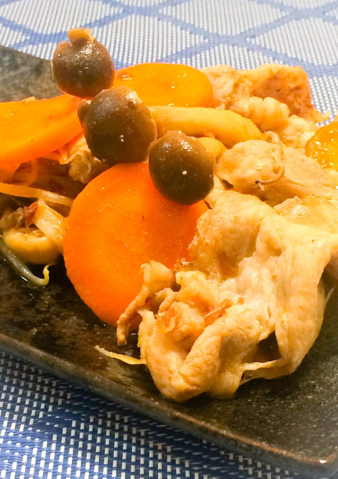 ささっと簡単♥️かつお節風味の肉野菜炒め-レシピのメイン写真