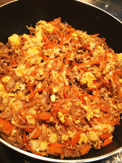 ☆人参が主役のそば飯(^.^)-レシピのメイン写真