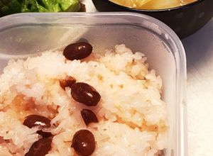 炊飯器で簡単・早い！北海道の甘納豆お赤飯-レシピのメイン写真