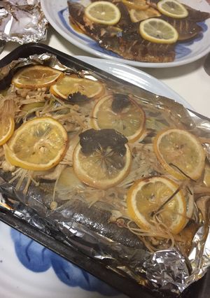 ニジマスホイル焼き-レシピのメイン写真