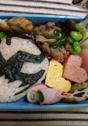 キャラ弁☆キュウレンジャーサソリオレンジ-レシピのメイン写真