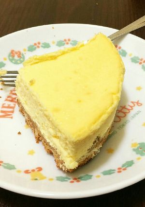 混ぜて焼くだけベイクドチーズケーキ-レシピのメイン写真