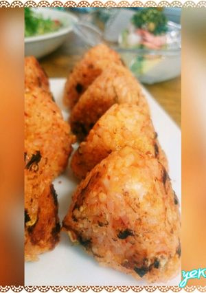*ぷちキムチ焼おにぎり*-レシピのメイン写真