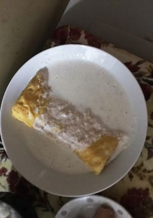濃厚タラコクリームをかけた卵焼き！-レシピのメイン写真