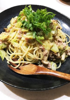 キャベツとツナの和風パスタ-レシピのメイン写真
