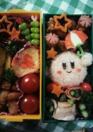 カービィ☆キャラ弁☆カービー-レシピのメイン写真