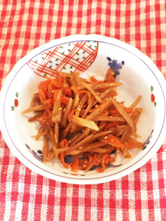 ごはんのおとも☆常備菜にきんぴらごぼう-レシピのメイン写真