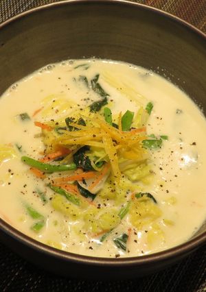 白菜の和風クリーム煮 柚子胡椒風味-レシピのメイン写真