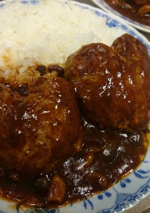 バレンタインに♥ハート♥煮込みハンバーグ-レシピのメイン写真