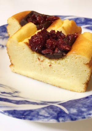 甘さ控えめ♡チーズスフレケーキ-レシピのメイン写真
