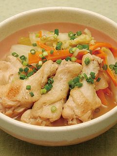 白だしで♪手羽元と白菜の煮込み-レシピのメイン写真
