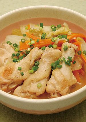 白だしで♪手羽元と白菜の煮込み-レシピのメイン写真