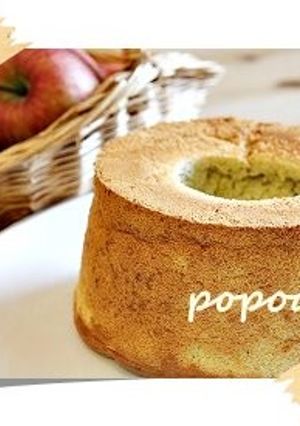 青森りんごnoシフォンケーキ☆100均で-レシピのメイン写真