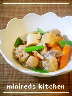 鶏肉と厚揚げの煮物-レシピのメイン写真
