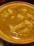 下仁田ねぎと肉団子で♪　和風印度カレー鍋