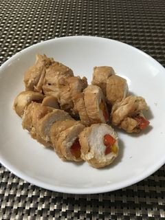 レンジで鶏胸肉の肉巻き-レシピのメイン写真