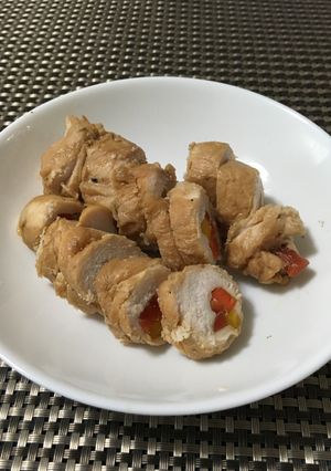 レンジで鶏胸肉の肉巻き-レシピのメイン写真