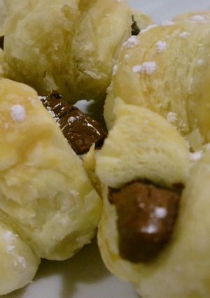 チョコクロワッサン-レシピのメイン写真