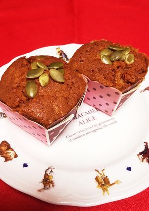 花粉症対策♡塩麹蓮根×キャラメルケーキ-レシピのメイン写真
