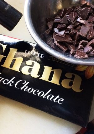 簡単、テキトーに板チョコを砕く方法-レシピのメイン写真