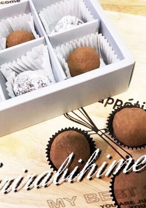 クッキーでサク旨簡単！白トリュフ｡°ஐ♡-レシピのメイン写真