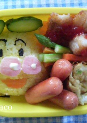 ちょま弁⑳アンパンマンライス-レシピのメイン写真