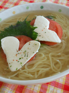カプレーゼ塩ラーメン-レシピのメイン写真