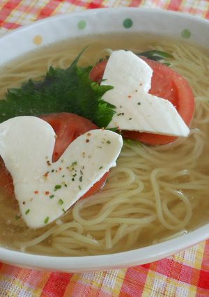 カプレーゼ塩ラーメン-レシピのメイン写真