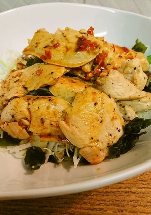 鶏胸肉の豆板醤ソースがけ-レシピのメイン写真