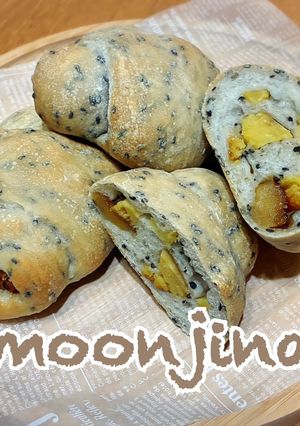 あこ酵母で作る焼き芋塩バターパン-レシピのメイン写真