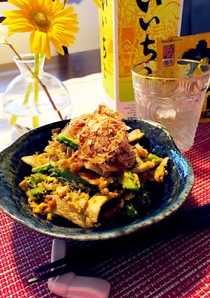 ゴーヤのカレー炒め-レシピのメイン写真