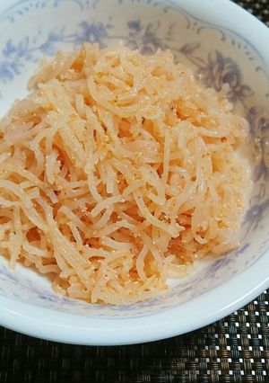 糸こんにゃくの明太子マヨ炒め-レシピのメイン写真