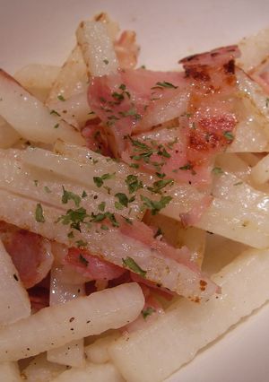 ちゃちゃっと♪長いも＆生ハム炒め-レシピのメイン写真