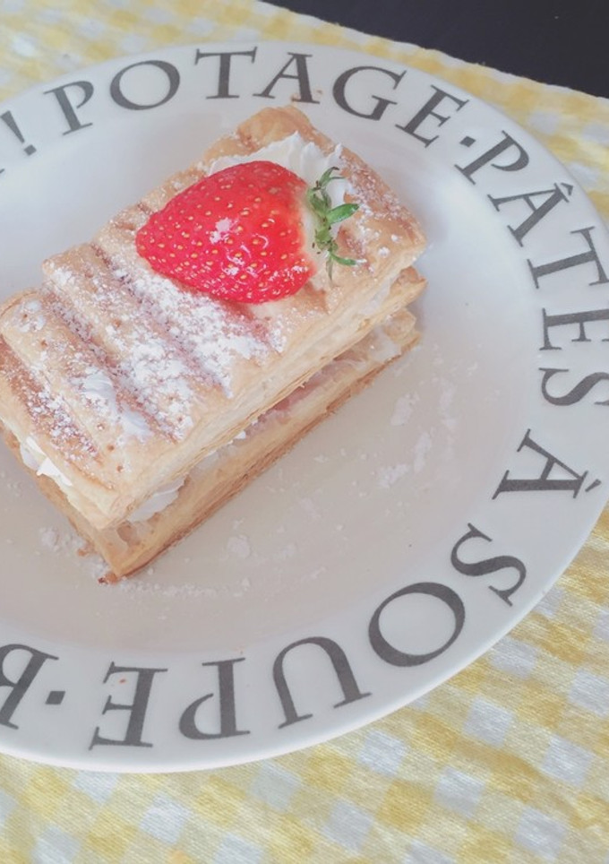 いちごのミルフィーユ！簡単✨-レシピのメイン写真