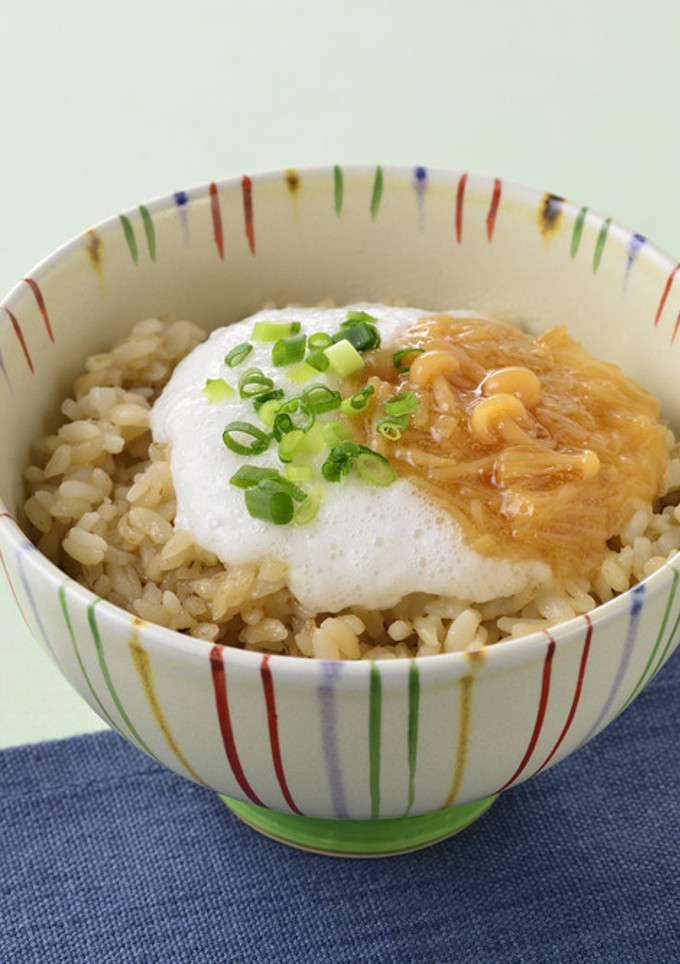 とろろとなめたけのお手軽丼-レシピのメイン写真