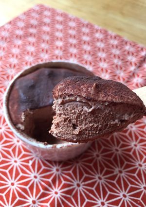 簡単 残ったホイップがチョコムースに-レシピのメイン写真