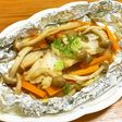 白身魚の柚ぽんホイル焼き