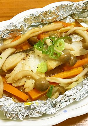 白身魚の柚ぽんホイル焼き-レシピのメイン写真