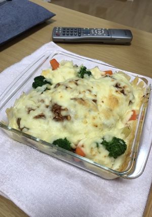 残り物 リメイク ハンバーグ ご飯☆-レシピのメイン写真