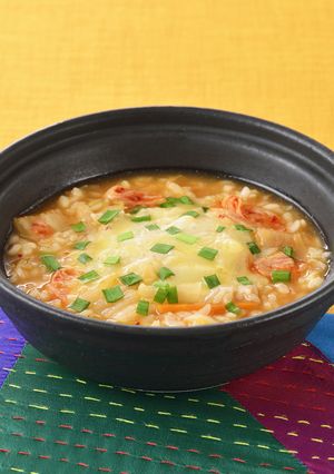 キムチーズ雑炊-レシピのメイン写真