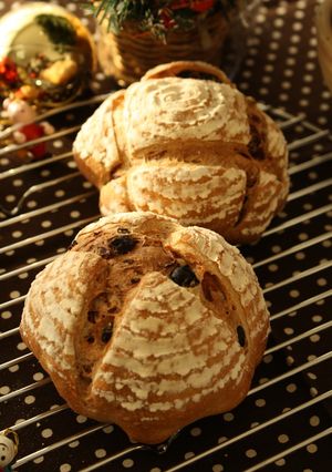 クリスマスフルーツカンパーニュ-レシピのメイン写真