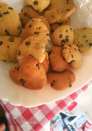 外パリ中ﾌﾜﾌﾜ チョコチップクッキー-レシピのメイン写真