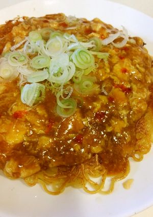 欲張り！焼きあんかけラーメン餃子-レシピのメイン写真