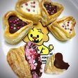 簡単ハートのデコレーションパイ