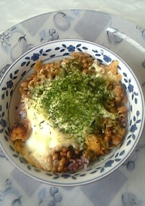 焼きなっとうピザ風～！-レシピのメイン写真