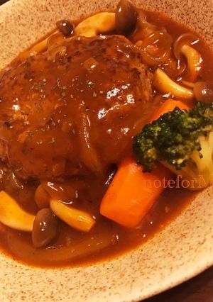 煮込みハンバーグ-レシピのメイン写真