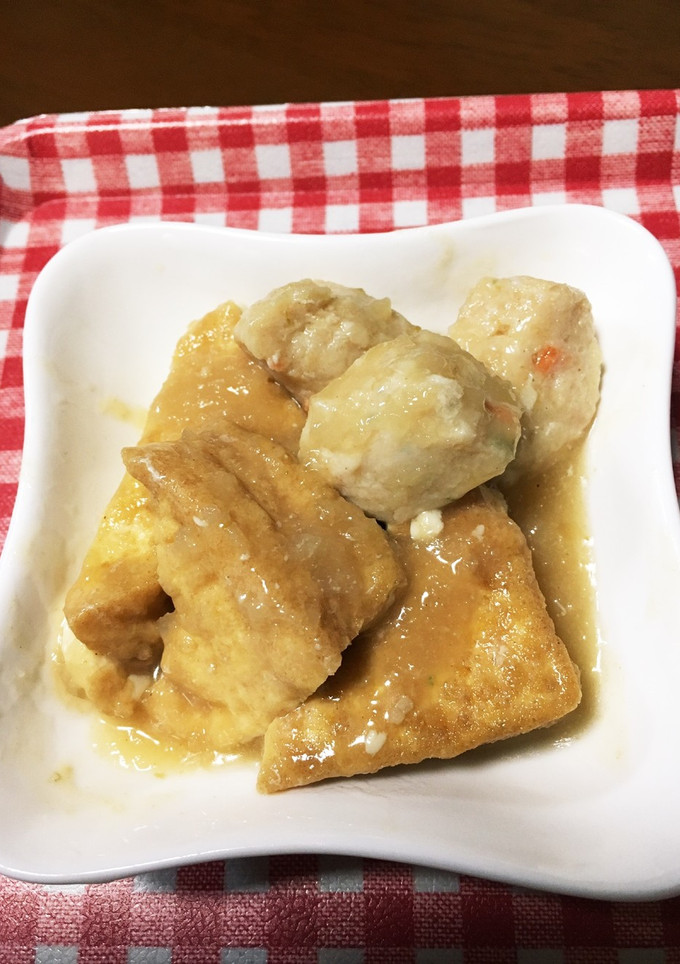 厚揚げと肉団子のさっと煮-レシピのメイン写真