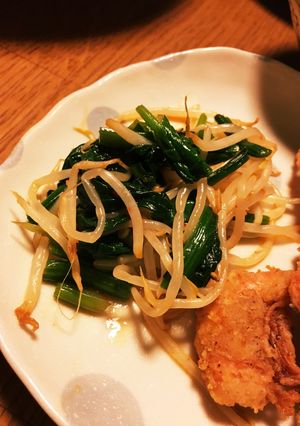 もやしとほうれん草のナムル 豆板醤入り-レシピのメイン写真